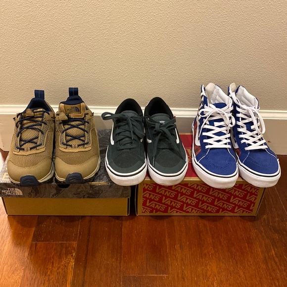 Vans Other - Kids shoe bundle: Vans and North Face. Youth size 2